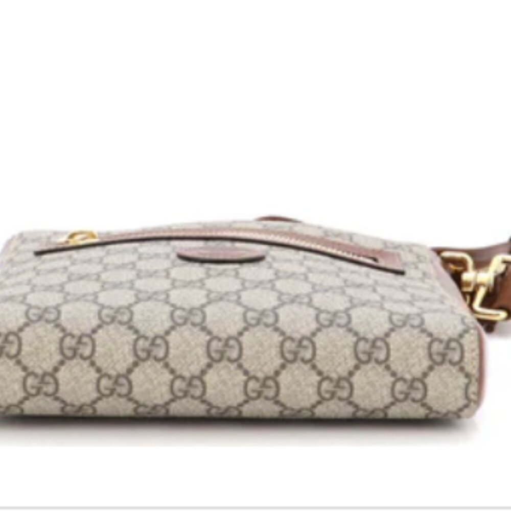 Gucci Interlocking Gg Patch Zip Messenger Crossbo… - image 4